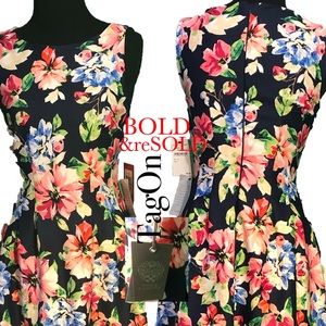 Vince Camuto Floral Petite Dress